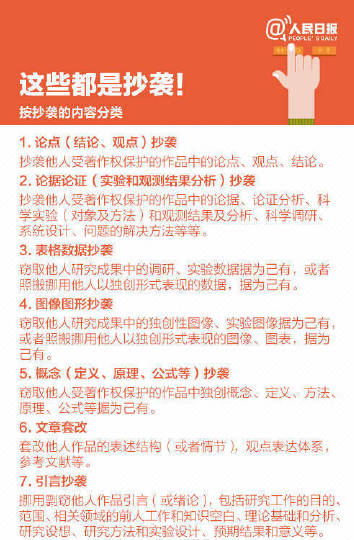 按文段内容分抄袭的种类